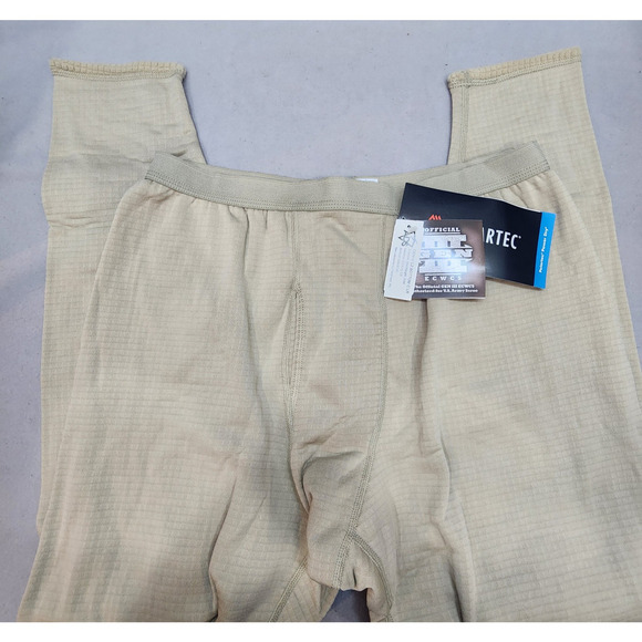 USGI Polartec Desert Tan Mid Weight Gen III Waffle Grid Drawers Sz L‎ - NWT - Picture 3 of 7